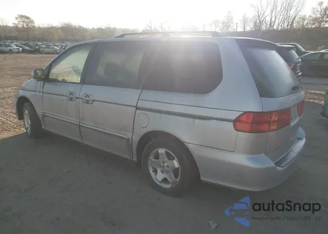2001 Honda Odyssey Ex from USA, damaged, VIN 2HKRL18641H595727
